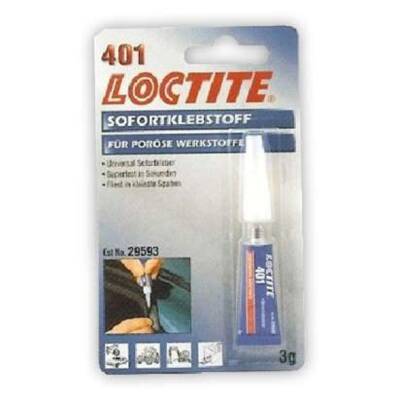 Genel Amaçlı Hızlı Yapıştırıcı İz Bırakmayan 3Gr 401 Loctite - Loctite