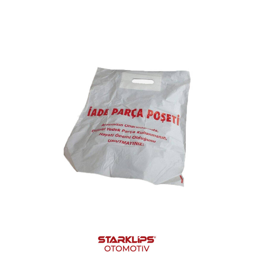 İade Parça Poşeti Kulplu 500 Adet Baskılı BMW - 1