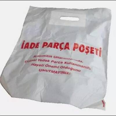 İade Parça Poşeti Kulplu Koli içi 500 Adet Baskısız - 