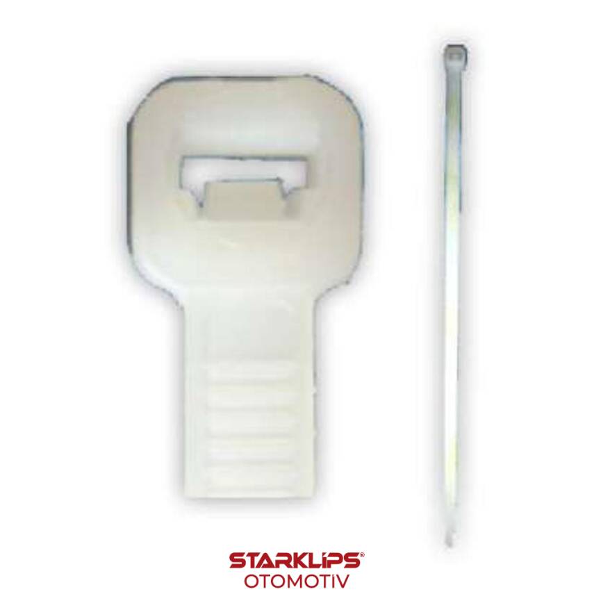 Kablo Bağı Beyaz 2.5X200mm - 1