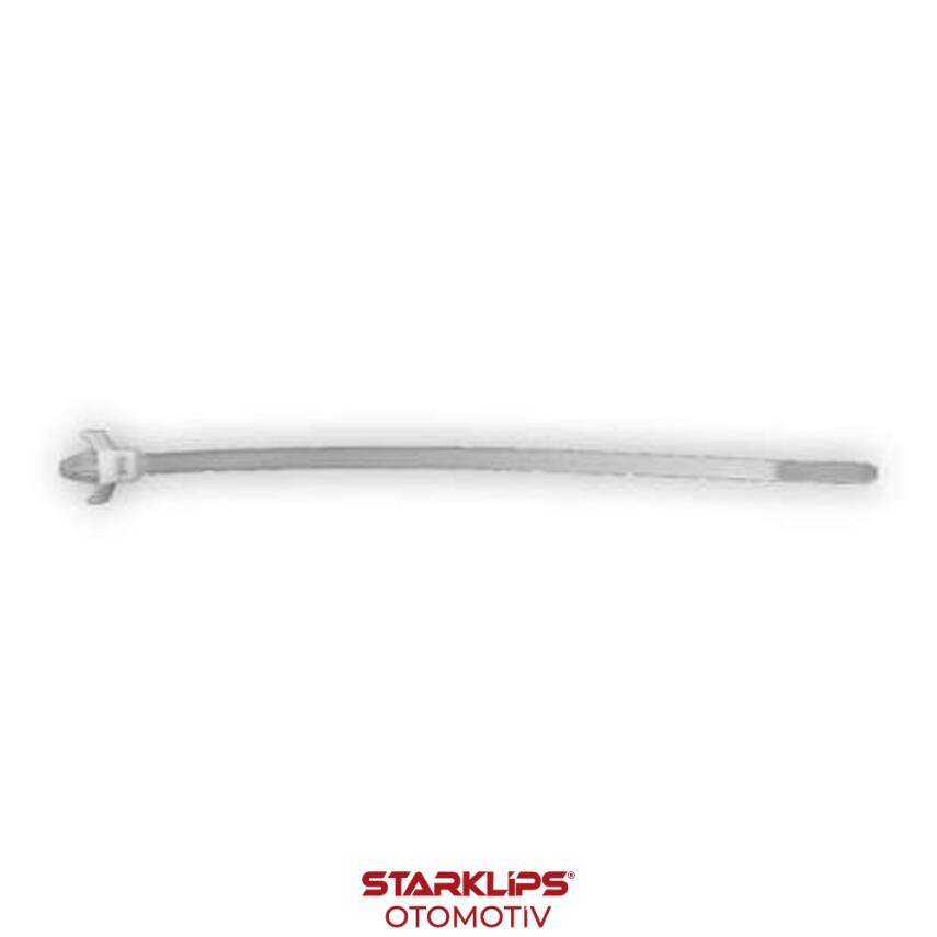 Kablo Bağı Beyaz Klipsli Çap 6mm 4,8X200mm Opel VW Honda - 1