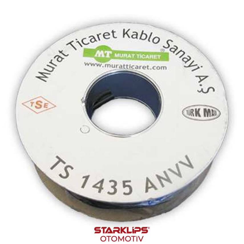Kablo Kalaylı TTR 2X1mmx100Mt Erm - 1