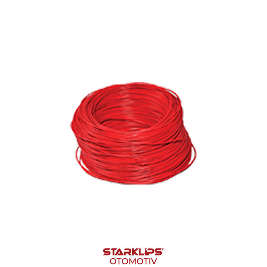 Kablo Kırmızı 0,50mm NYAF 100M - 1