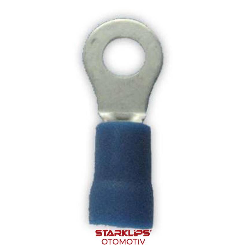 Kablo Ucu İzoleli Yuvarlak Mavi 1,5-2,5 / 4mm - 1