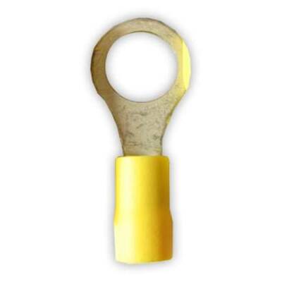 Kablo Ucu İzoleli Yuvarlak Sarı 4,0-6,0 / 10mm - Starklips