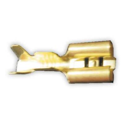 Kablo Ucu İzolesiz Dişi Fiş 6,3mm - 