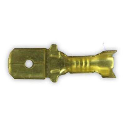 Kablo Ucu İzolesiz Erkek Fiş Kısa 6,3mm - Starklips