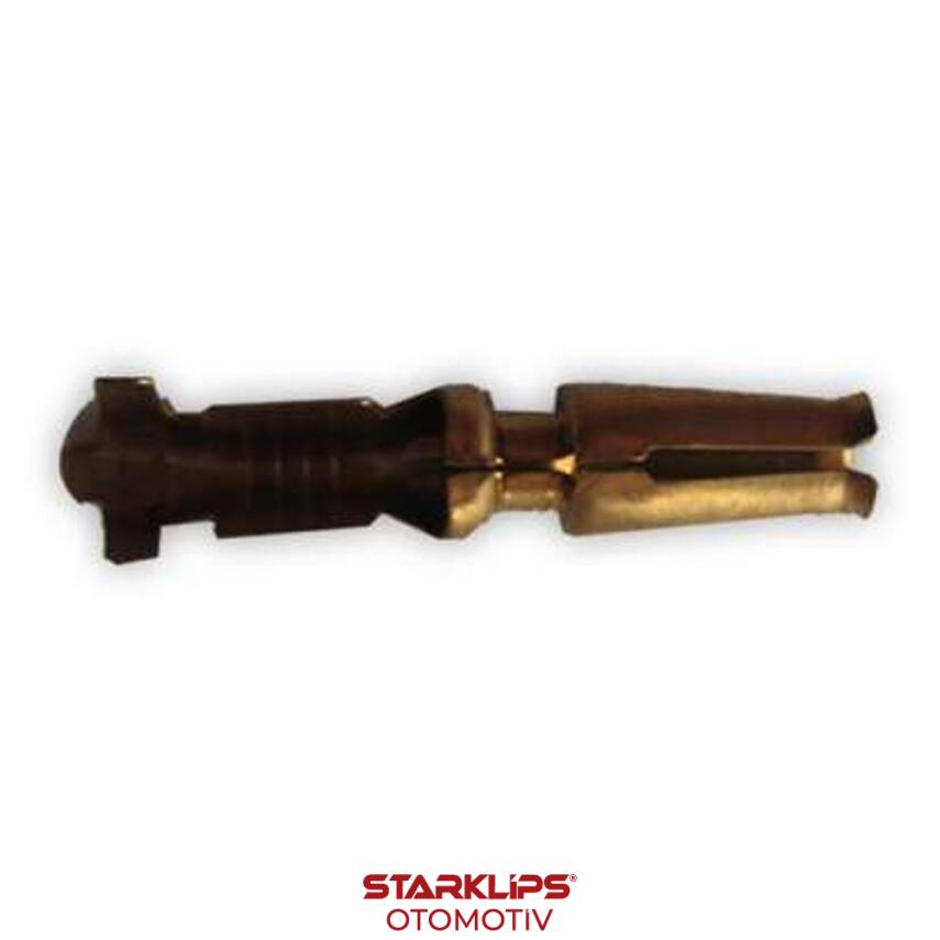 Kablo Ucu İzolesiz Erkek Yuvarlak Bakır 3,9mm - 1