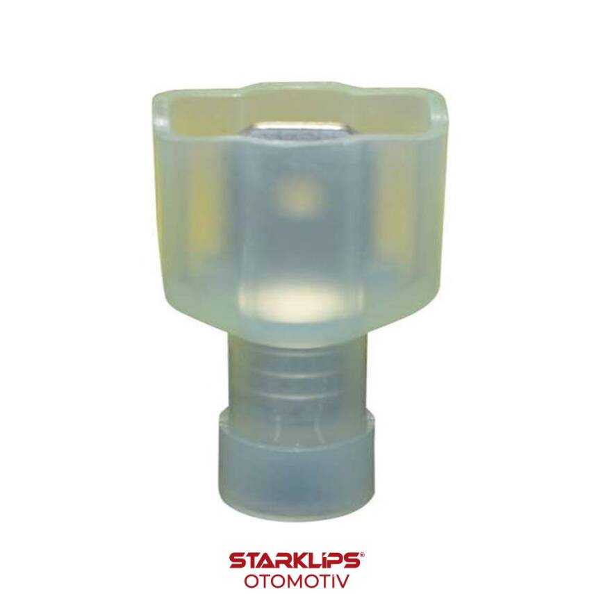 Kablo Ucu Tam İzoleli Erkek Naturel Mavi 6,3mm - 1