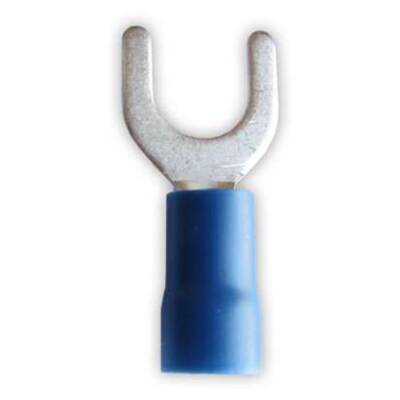 Kablo Ucu Yarı İzoleli Ay Tip Mavi-1,5-2,5 / M6 - Starklips
