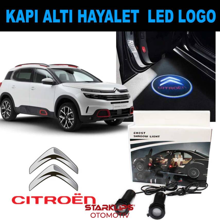 Kapı Altı 3D Hayalet LED Logo Citroen - 1