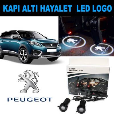 Kapı Altı 3D Hayalet LED Logo Peugeot - Starklips
