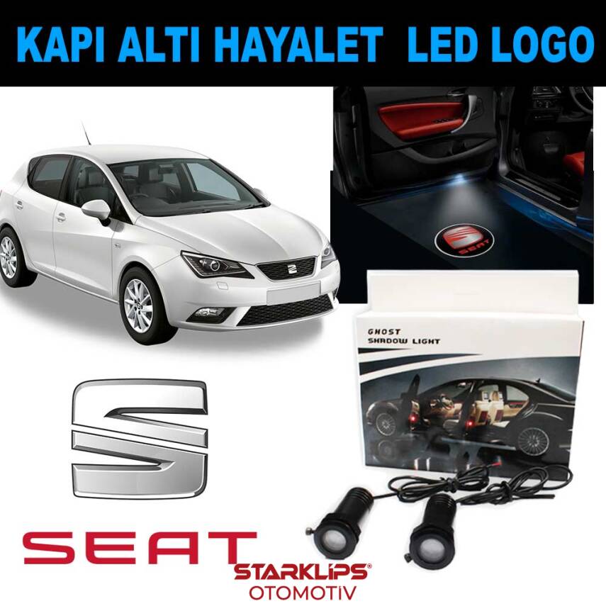 Kapı Altı 3D Hayalet LED Logo Seat - 1