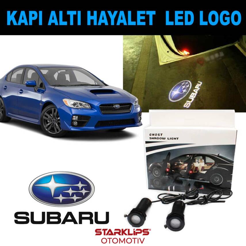 Kapı Altı 3D Hayalet LED Logo Subaru - 1
