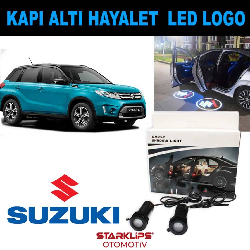 Kapı Altı 3D Hayalet LED Logo Suzuki - 1
