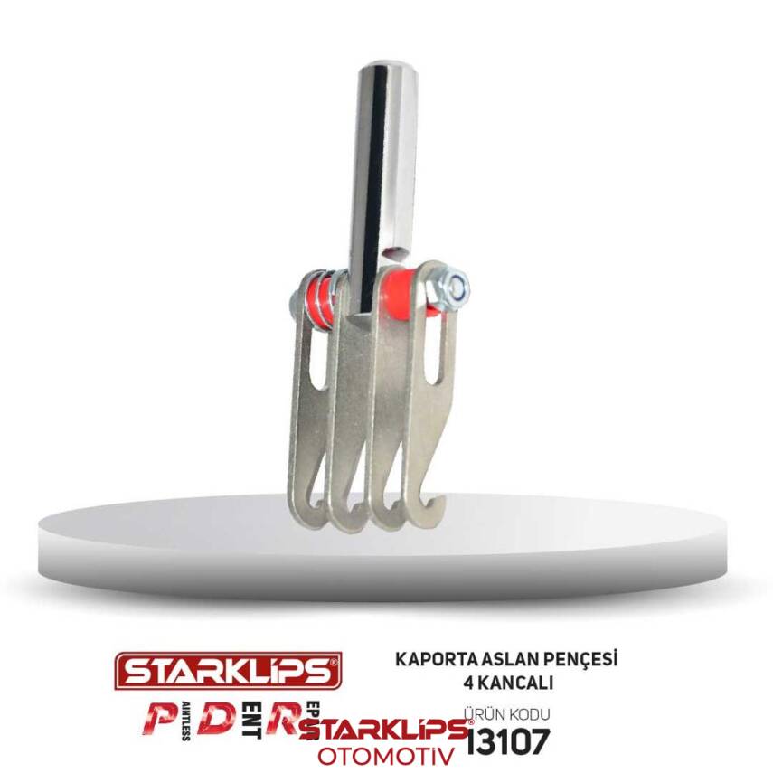 Kaporta Aslan Pençesi 4 Kancalı Çift Yönlü - 1