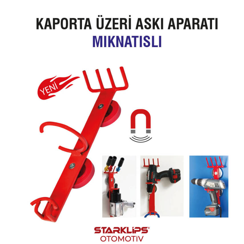 Kaporta Üzeri Askı Aparatı Mıknatıslı - 1