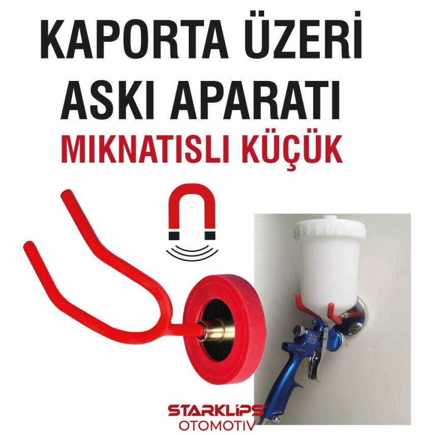 Kaporta Üzeri Askı Aparatı Mıknatıslı Küçük - 1