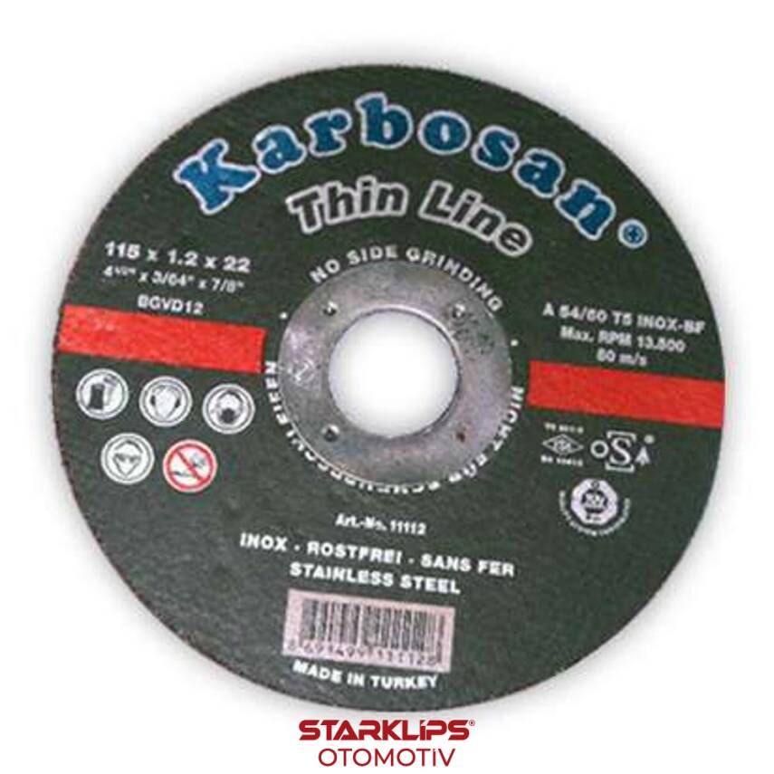 Kesme Taşı 22X115X3,2mm Karbosan - 1