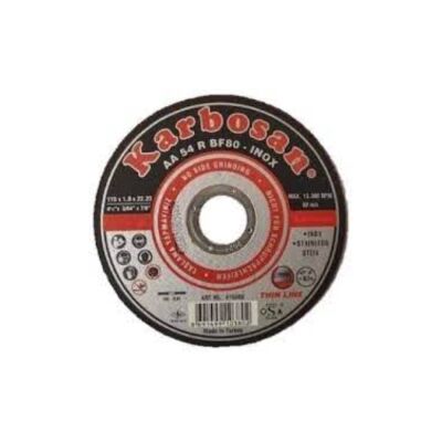 Kesme Taşı İnox 22X115X1mm Karbosan ( Paslanmaz Sac İçin ) 910380 - 1