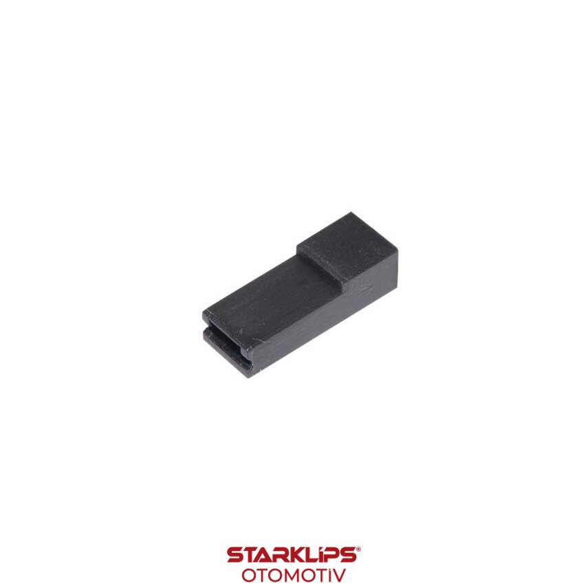 Kılıf Kablo Ucu Siyah 9X9X24Mm 6,3mm Tırnaklı İçin - 1