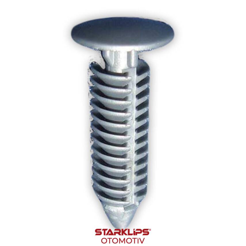 Klips Çam Tipi Gümüş Gri 7,7X29X13,7mm Pe-F31000 - 1