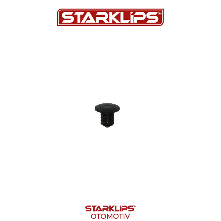 Klips Çam Tipi Siyah 8,3x12x15mm (Stand Klipsi) - 1