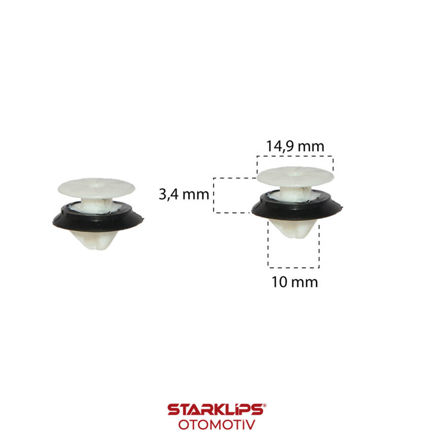 Klips Çamurluk Ford Yeni DEMO Kalıp 18474 - 1