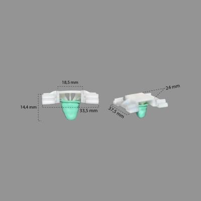 Klips Çıta Kısa Pimli 1H0853585 VW Golf 3 - Starklips