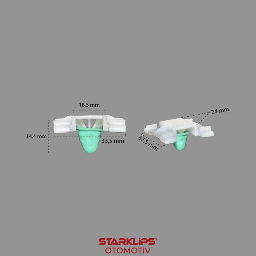 Klips Çıta Kısa Pimli 1H0853585 VW Golf 3 - 1