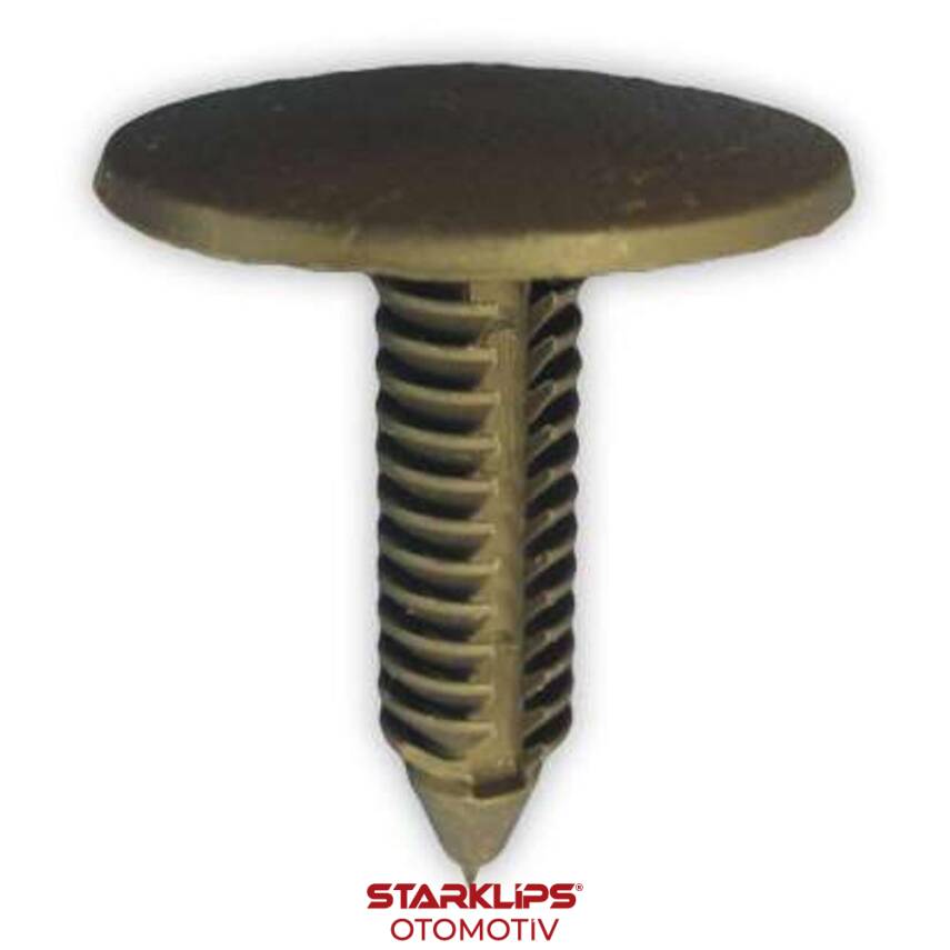 Klips Döşeme Bagaj Koyu Gri 7,6x34x26mm Ford Connect Opel GM 10229437 - 1