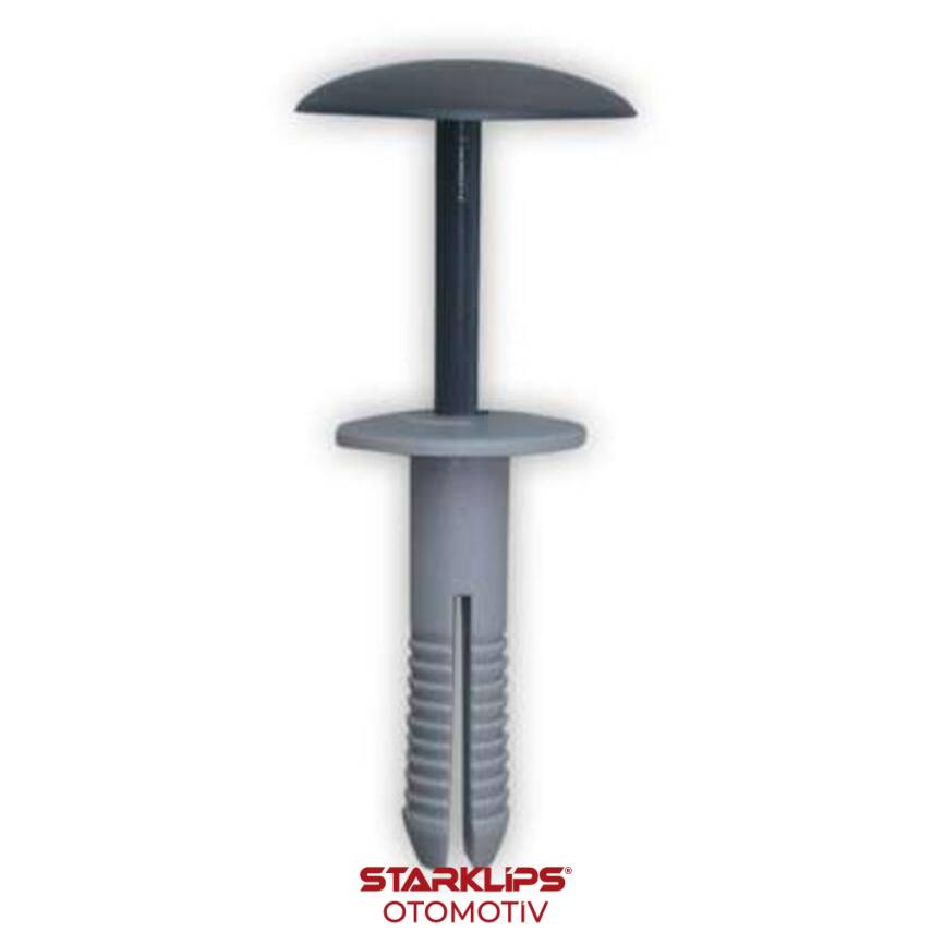 Klips Döşeme Tavan Koyu Gri 7X33X24mm - 1