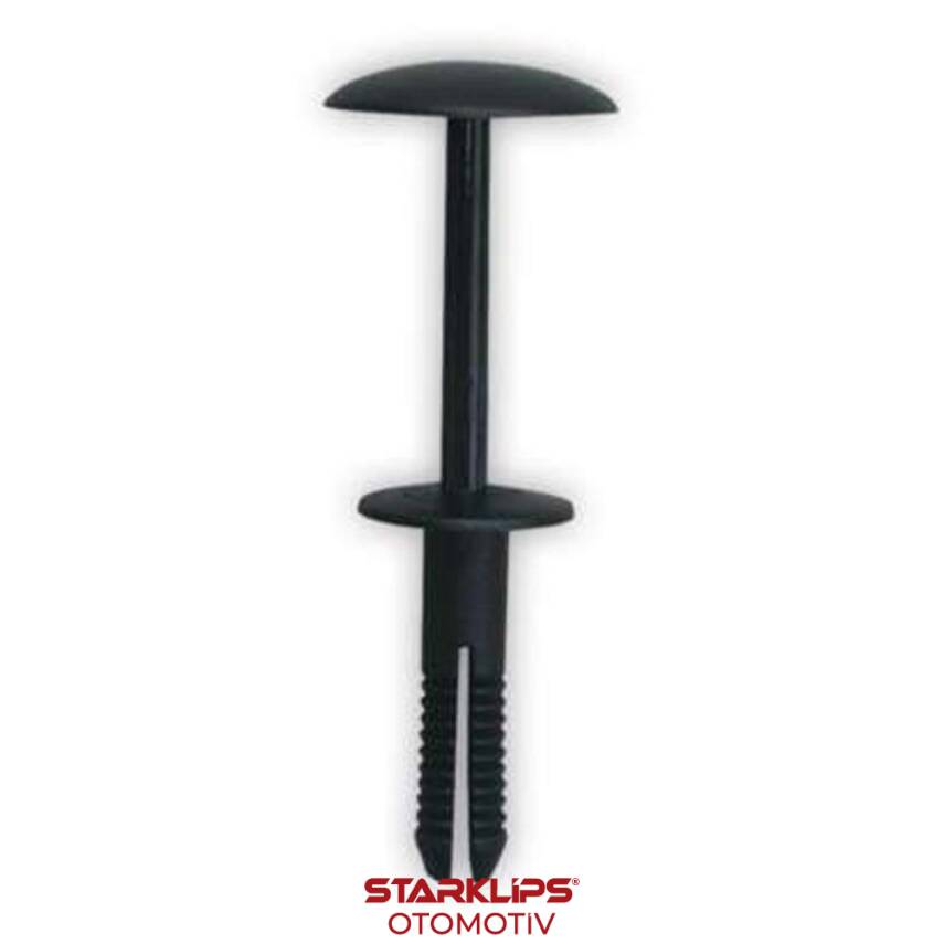 Klips Döşeme Tavan Siyah 7,5X33X24Mm - 1