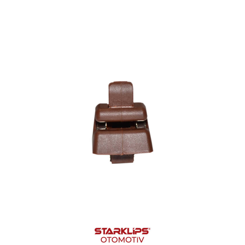 Klips Güneşlik Ayağı Kahverengi 1268100012 541301018 Mercedes W123 W124 W126 W140 W201 W463 - 1