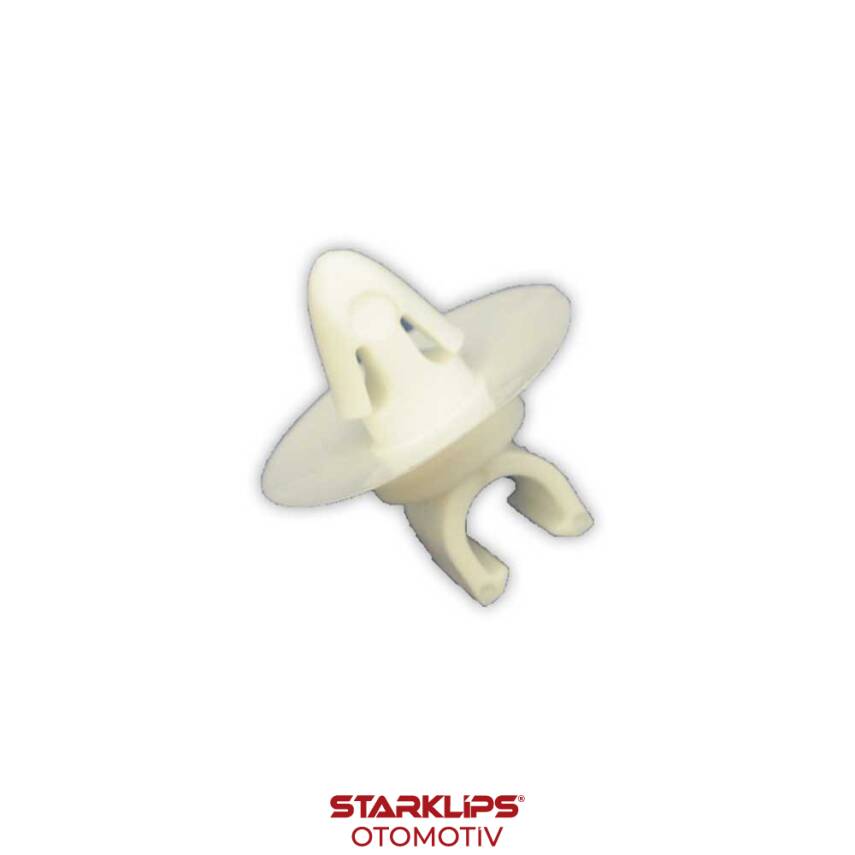 Klips Hortum Tutucu 6mm Beyaz M1851-02 - 1