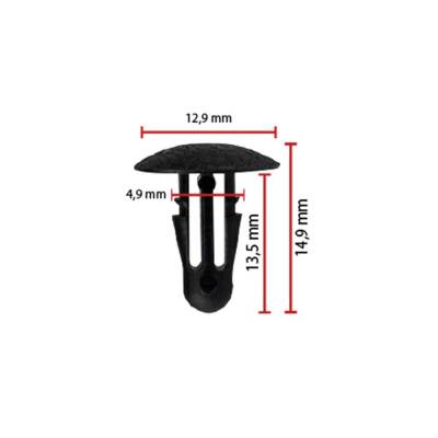 Klips Kaput 4,9mm 76876-W5000 Nissan - 