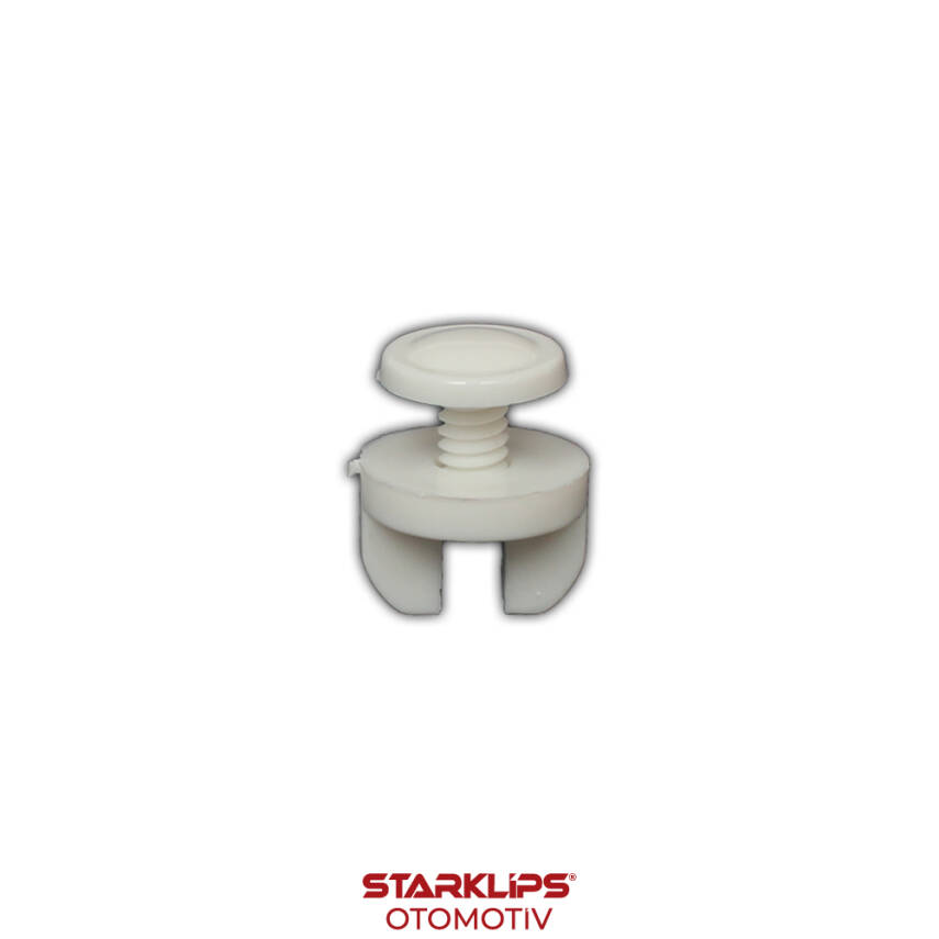 Klips Kelebek Stand İçin Beyaz 12Mm - 1
