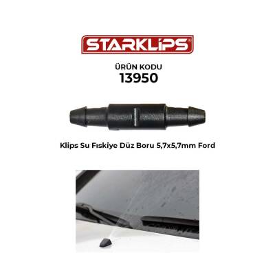 Klips Su Fıskiye Düz Boru 5,7x5,7mm 38mm Ford - 