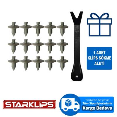 Klips Universal Japon Açık Gri Büyük Kafa - 