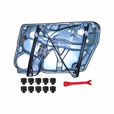 Komple Cam Krikosu Kızaklı Saclı- 2005 (Klips+Apartlı) 3B4837755D- 3B1837461 Ön L VW Passat B5 1998 - 