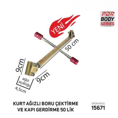 Kurt Ağızlı Boru Çektrime Ve Kapı Gerdirme 50 Lık - 