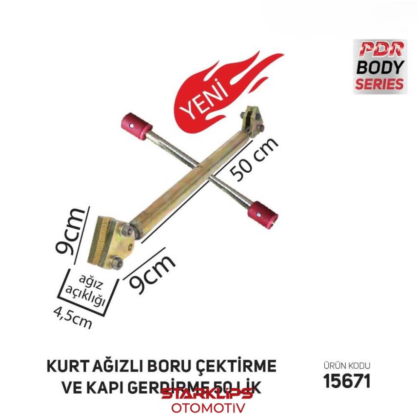 Kurt Ağızlı Boru Çektrime Ve Kapı Gerdirme 50 Lık - 1