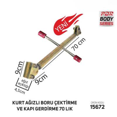 Kurt Ağızlı Boru Çektrime Ve Kapı Gerdirme 70 Lık - 