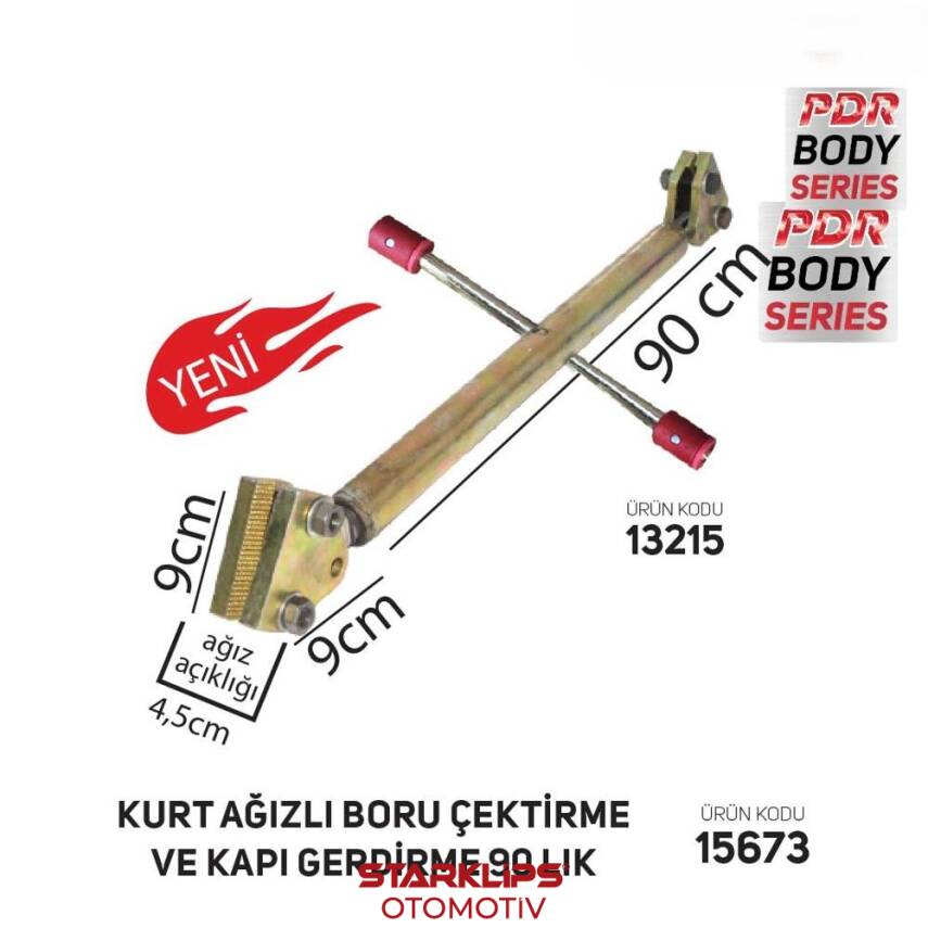 Kurt Ağızlı Boru Çektrime Ve Kapı Gerdirme 90 Lık - 1