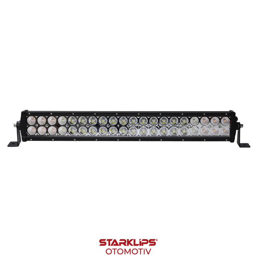 Led Bar 12/24V 120W Beyaz Ve Sarı 7 Fonksiyon 58Cm Wolfram - 1