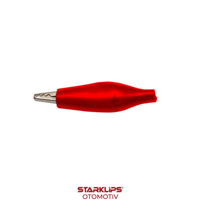 Maşa Pense Mini Kırmızı Artı 38Mm Tam İzole - 1