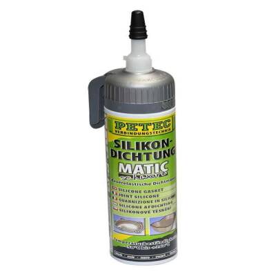 Mastik Silikon Yüksek Isı Siyah Retter 200 ml - Petec