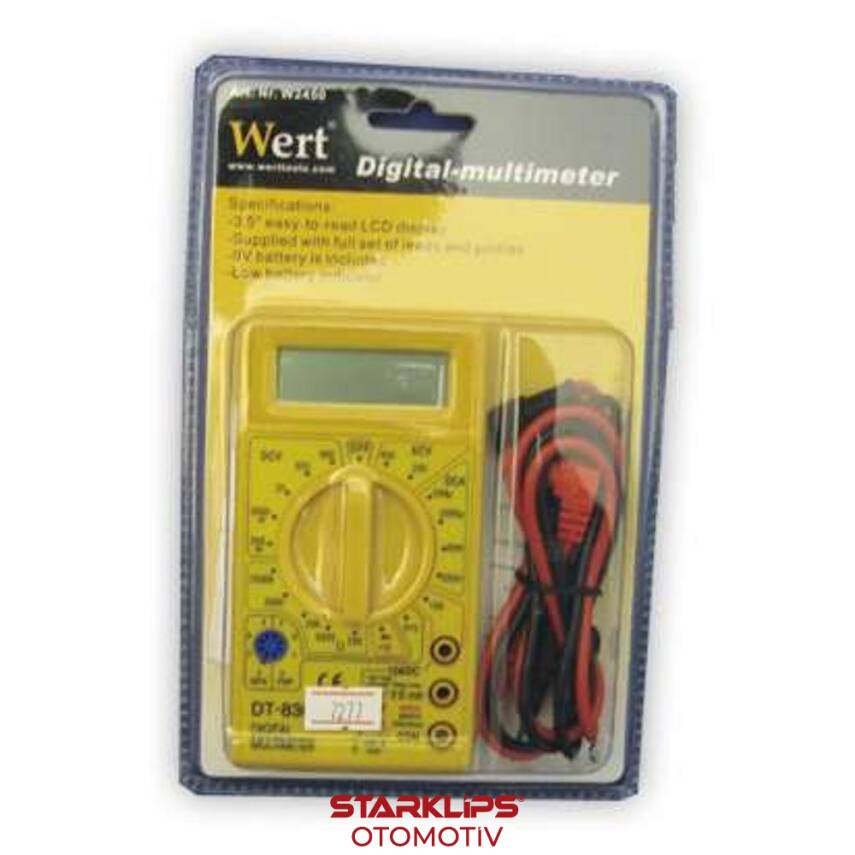 Multimetre Dijital Ohm Metre Wert - 1