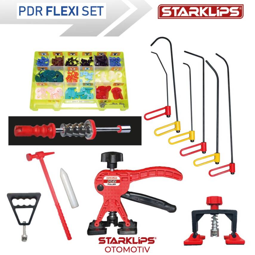 Pdr Boyasız Göçük Düzeltme Flexı Set (162 Parça) - 1