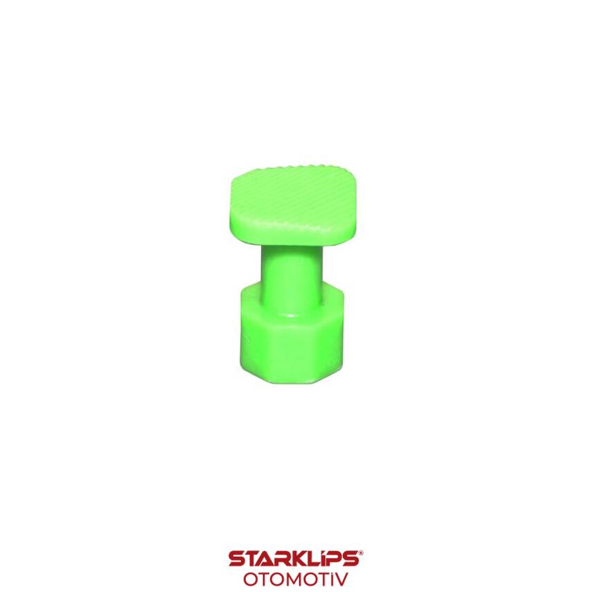 PDR Boyasız Göçük Düzeltme Plastiği 2 Köşe Taban 15mm*15mm - D. N6 - Yeşil - 1